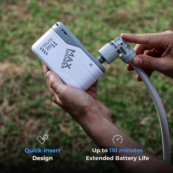 Max Shower & Carrying Case