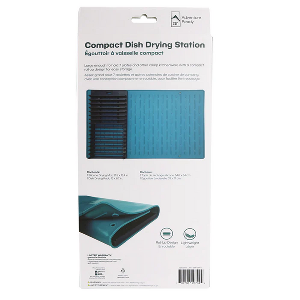 Roll-Up Dish Drying Station