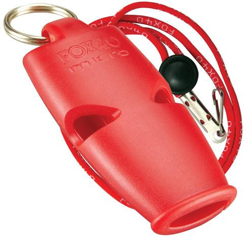 Micro Whistle with Lanyard - Assorted Colours