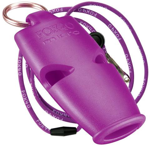Micro Whistle with Lanyard - Assorted Colours
