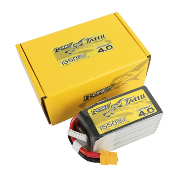 Tattu R-Line Version 4.0 1550mAh 22.2V 130C 6S1P Lipo Battery Pack With XT60 Plug