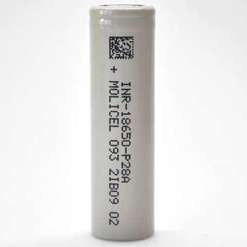 MOLICEL/NPE INR-18650-P28A 35A 2800MAH FLAT TOP 18650 BATTERY