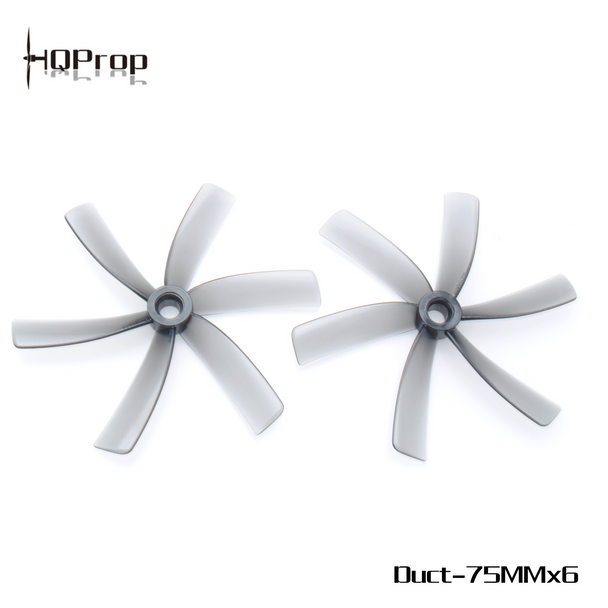 HQProp Duct-75MMX6 for Cinewhoop Grey (2CW+2CCW)-Poly Carbonate GREY