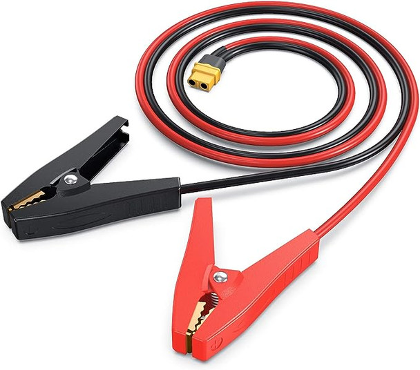 XT60 Conncter Cable with DC 12V Battery Alligator [14AWG / 5FT]
