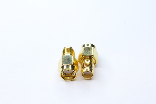 RP-SMA Plug to SMA Antenna Adapter 2-PACK