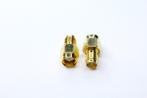 SMA Plug to RP-SMA Antenna Adapter 2-PACK