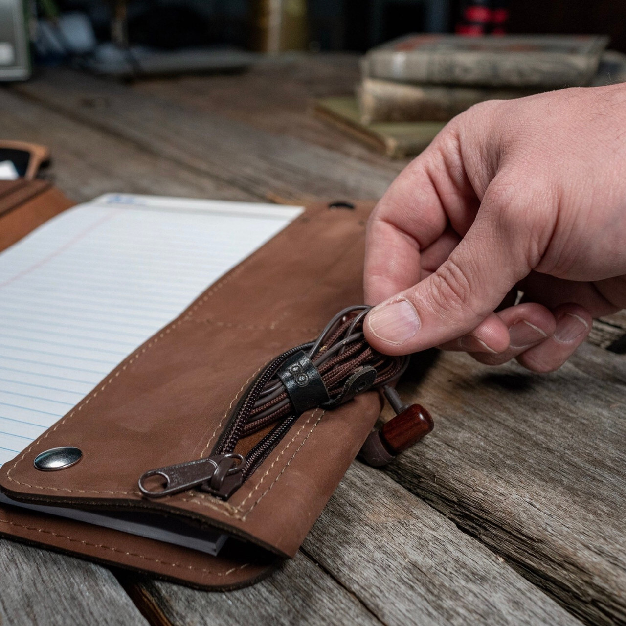 Buy Walker, Large, A4 Leather Portfolio by Allegory Handcrafted