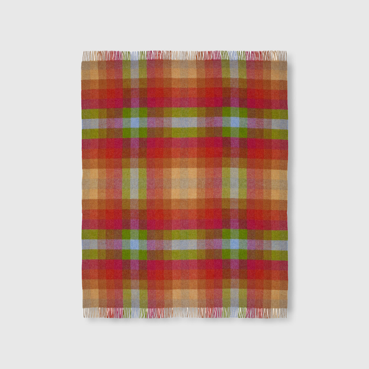 Shetland Quality, Picnic Blanket in Harlequin Sunshine, 100 