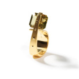 German Kabirski Darzo Cognac Lemon Quartz Ring 