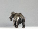 Kindrie Grove Tiny Giant III, 2.5", Miniature Bronze Elephant Sculpture 