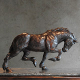 Kindrie Grove Unbridled, 30", Large Bronze Horse Sculpture 