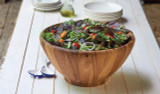 Ironwood Gourmet Extra Large Salad Bowl, Acacia Hardwood, 16″ x 7.8″ 