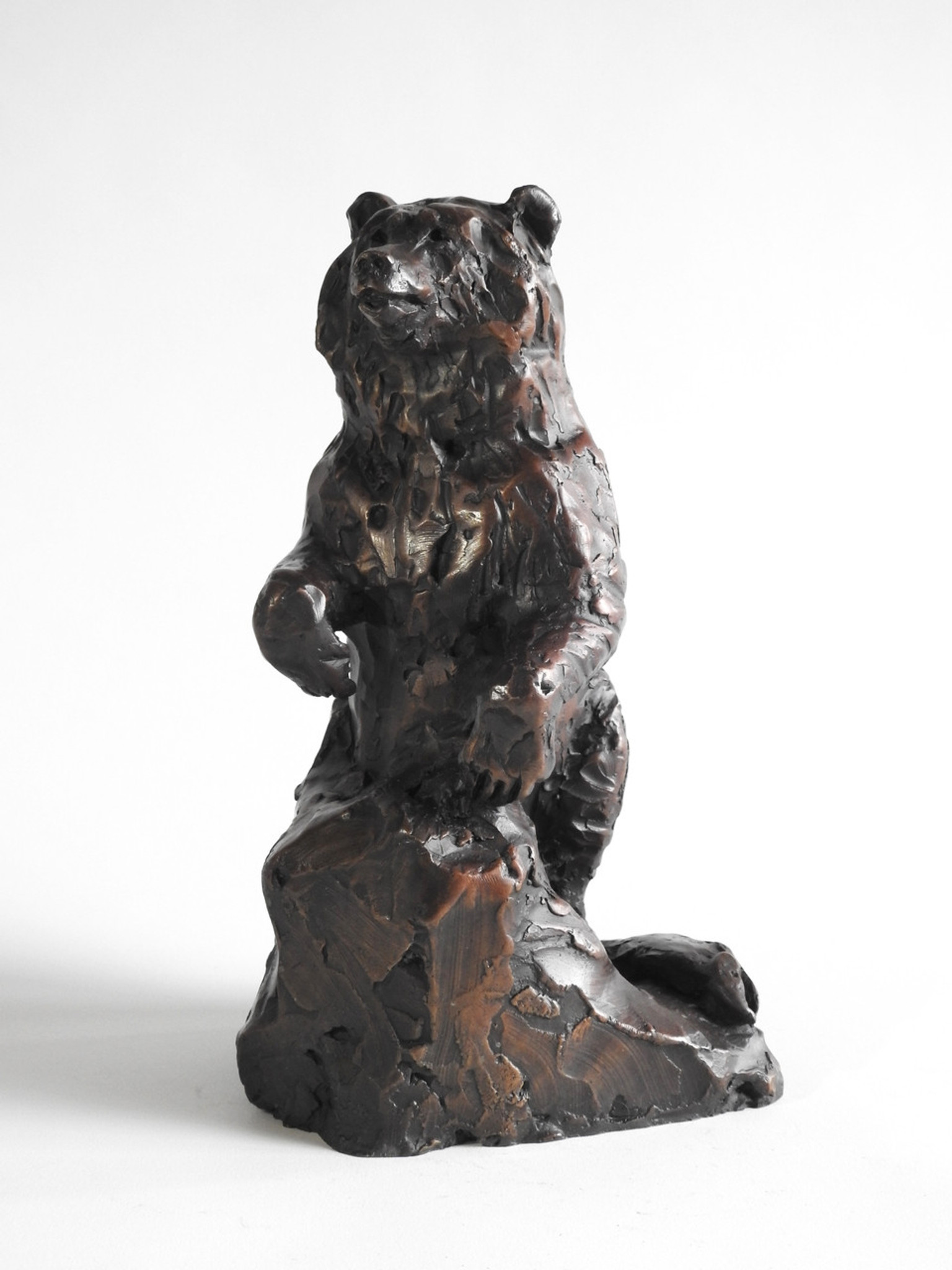 Kindrie Grove Feast Interrupted, 8", Bronze Bear Sculpture 