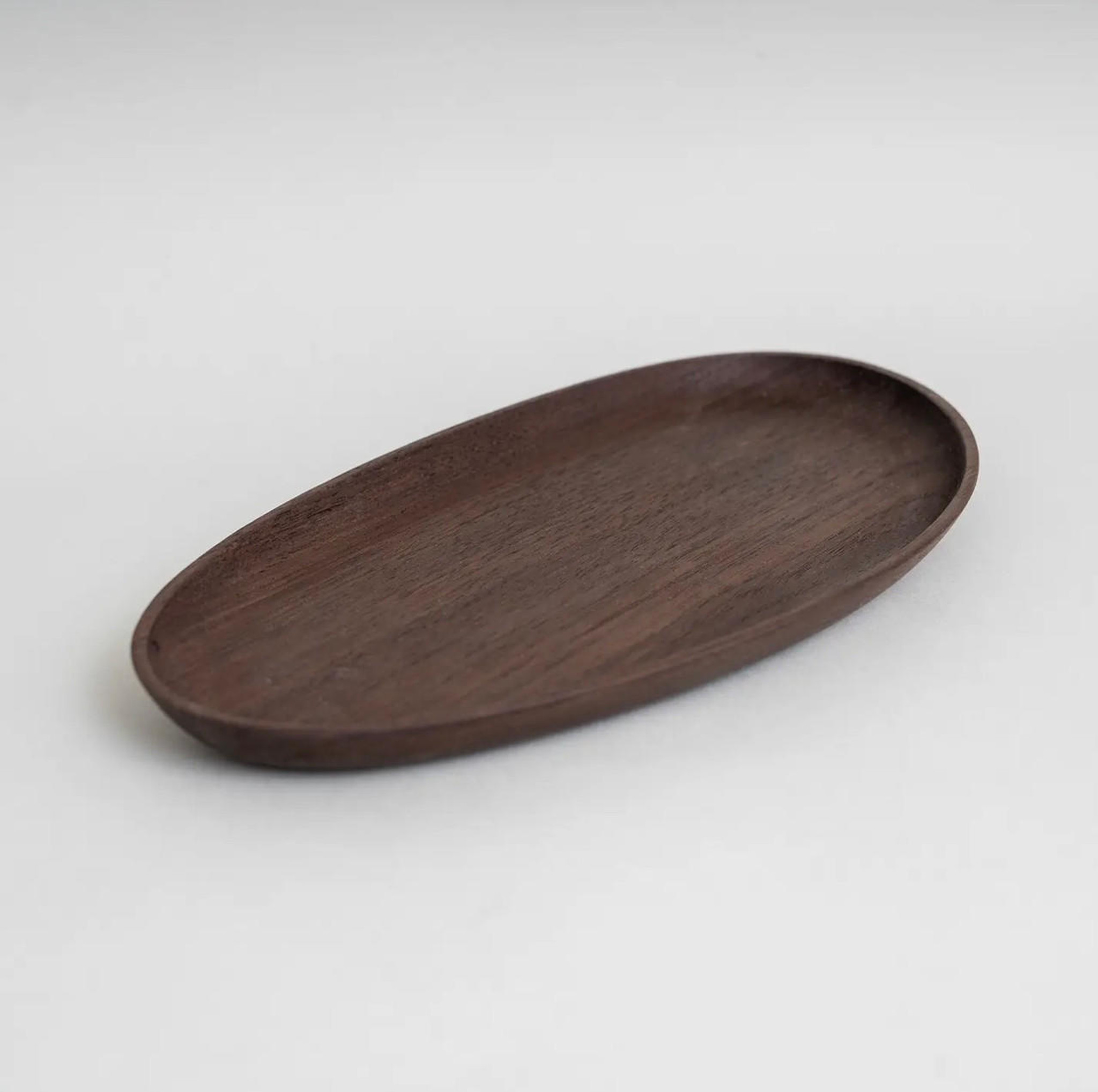 Studio Alma Pebble Tray in Walnut 