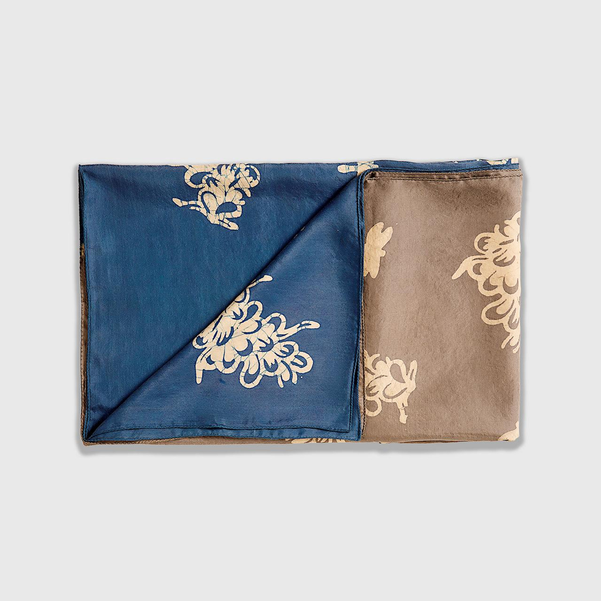 Oraa Black Silk Scarf, 44″ x 44″ by Variously, hand-dyed silk scarves | available in the elk & HAMMER Gallery