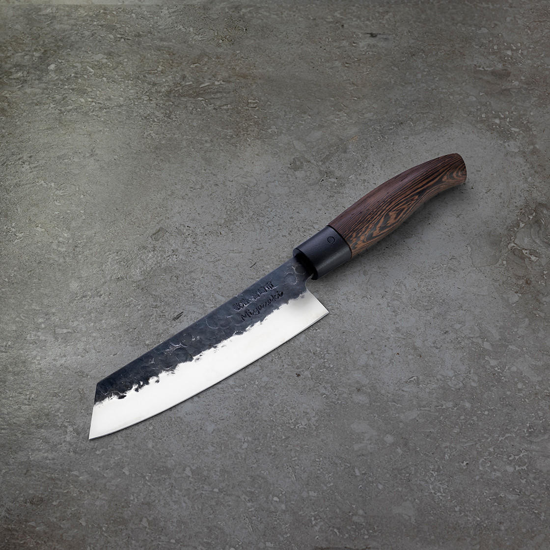 Buy Santoku Bocho Okii, 7", with Wenge Handle by Takahiro Miyazaki
