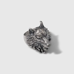 Espada Silver The Wolf Ring, Sterling Silver 