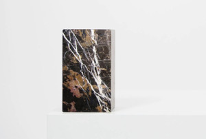 Black Sheep (White Light) Golden Black, Marble Asymmetric Book Ends 