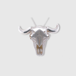 Ellie Thompson Bison Skull Pendant 