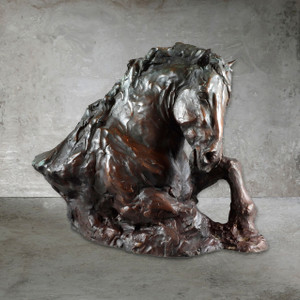 Kindrie Grove Equus Rising, 8", Bronze Horse Sculpture 