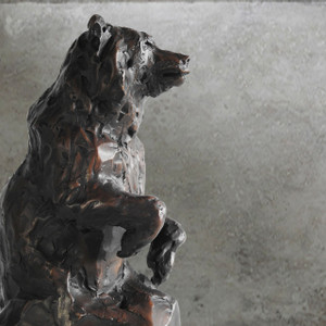 Kindrie Grove Feast Interrupted, 8", Bronze Bear Sculpture 
