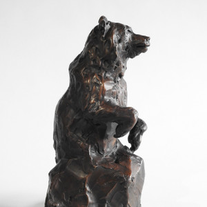 Kindrie Grove Feast Interrupted, 8", Bronze Bear Sculpture 