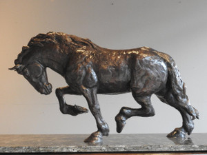 Kindrie Grove Unbridled, 30", Large Bronze Horse Sculpture 