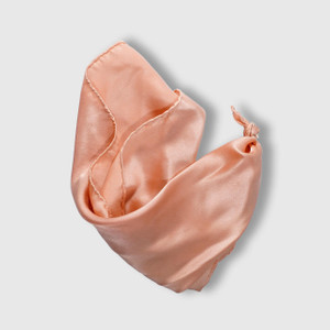 Sun Sister Plant Dyed Silk Scarf in Soft Pink 