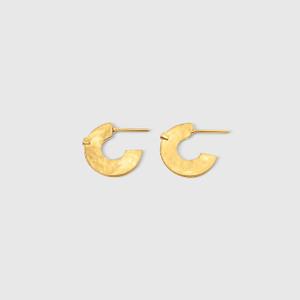 Kurtulan Gold Hoop Earrings with Diamonds 