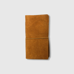 Andaluca Suede Leather Bound Journal with Organic Cotton Paper, Small 