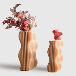 Minimum Design Tide Vase, Natural 