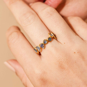 German Kabirski Livia Blue Sapphire Ring , Jewelry by German Kabirski | elk & HAMMER Gallery