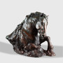 Kindrie Grove Equus Rising, 8", Bronze Horse Sculpture 