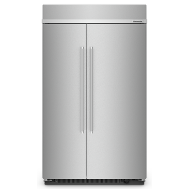 Kitchenaid® 30 Cu. Ft. 48 Built-In Side-by-Side Refrigerator with PrintShield™ Finish KBSN708MPS