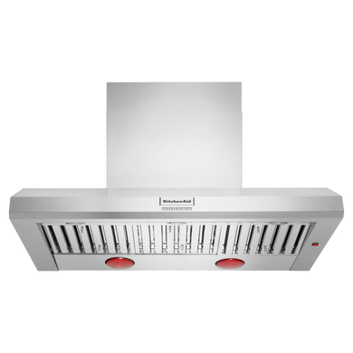 Kitchenaid® 48'' 585 or 1170 CFM Motor Class Commercial-Style Wall-Mount Canopy Range Hood KVWC958KSS