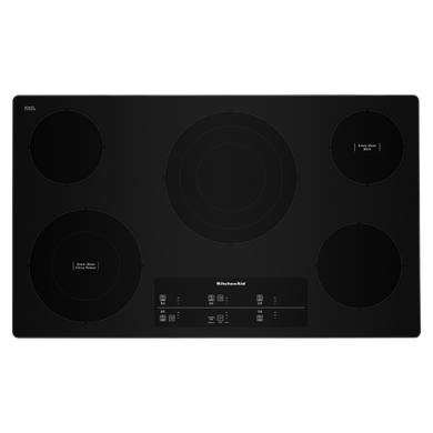 Kitchenaid® 36 Electric Cooktop with 5 Elements and Touch-Activated Controls KCES956KSS