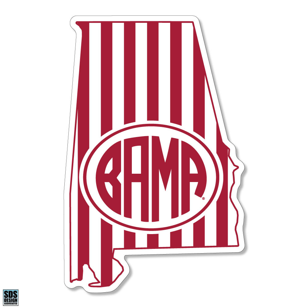 3" Red/White Stripe Al State