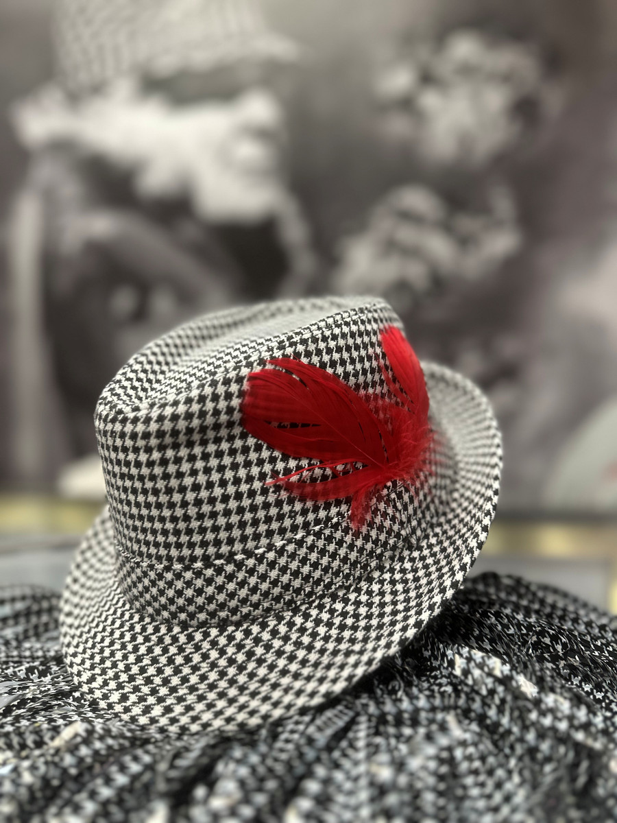 Houndstooth Fedoras Adult