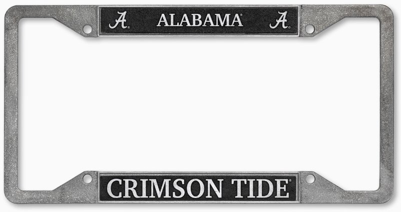 Pewter License Plate Frame