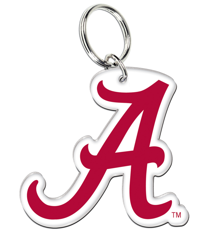 Acrylic Script A Keyring