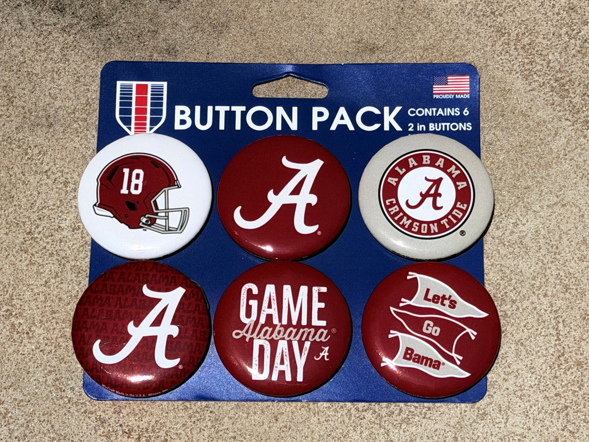 Al 2" Button 6 Pack