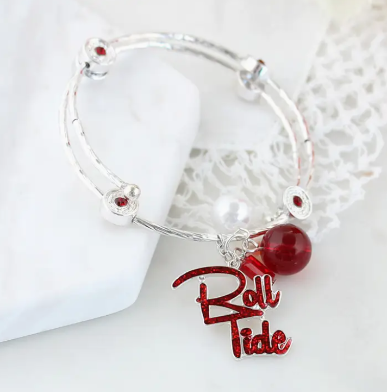 AL ROLL TIDE SLOGAN BRACELET