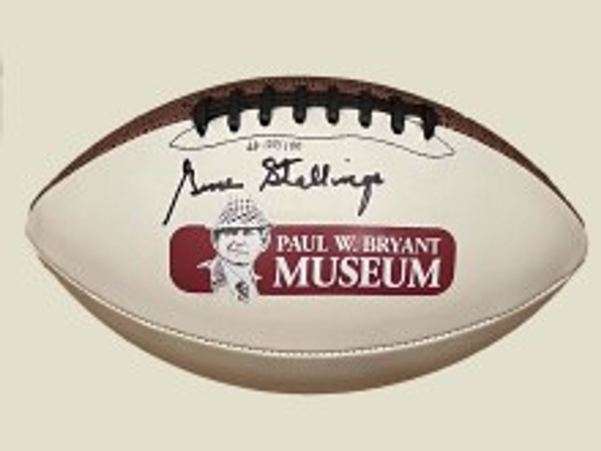 Gene Stallings Autographed Football