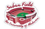 3" Saban Field W/Stadium Decal