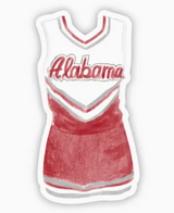 Cheerleader Sticker