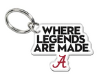 Legends Are Made Keyring