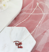 AL ROLL TIDE SLOGAN NECKLACE
