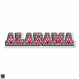 Alabama 10" Polka Dot Banner Decal