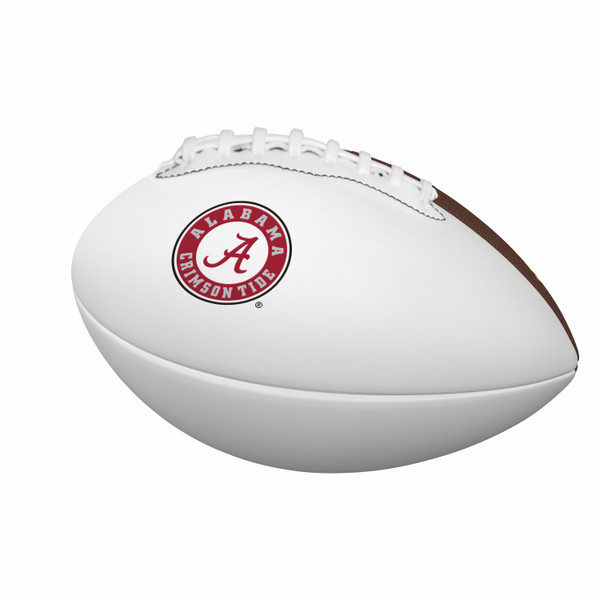 Circle Logo Mini Footballs White
