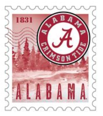 3.5" Al Postage Stamp Sticker